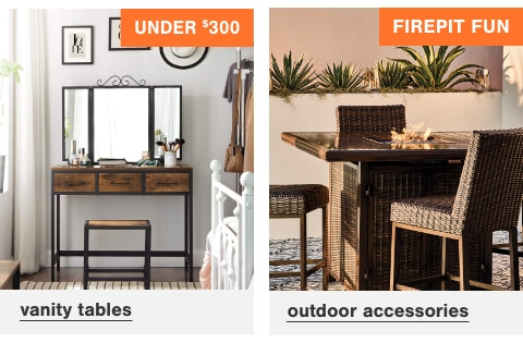 Vanity Tables Under $300, Outdoor Firepits